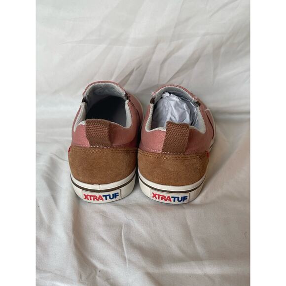 Xtratuf-canvas sharkbyte deck shoe-stone washer canvas-pink-women’s size 8 - Picture 6 of 8